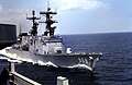 USS Arthur W. Radford in the Mediterranean Sea, 1983