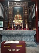 Shrine to Vairocana in Zhusheng Temple, Hunan, China.