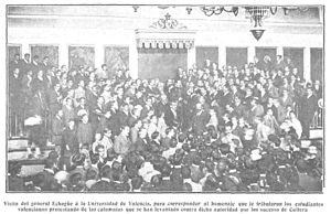 Valencia University, 1911