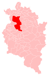 Location of Dornbirn within Vorarlberg
