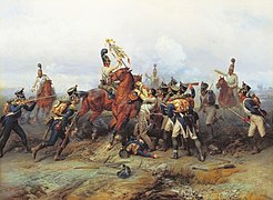 Exploits of the Cavalry Regiment at the Battle of Austerlitz in 1805, (1884), oil on canvas, Military Historical Museum of Artillery, Engineers and Signal Corps