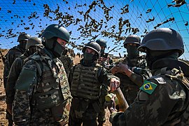 Brazilian marines during operation formosa 2020