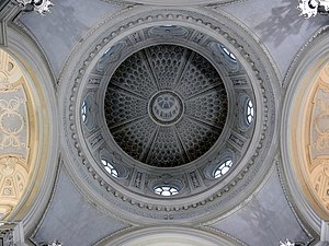 The Trompe-l'œil mimicking the dome