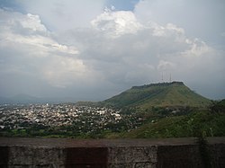 View from Ajinkyatara Fort of the city of Satara (Maharashtra)