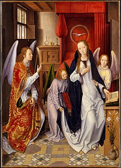 The Annunciation by Memling (created by Hans Memling; nominated by Hafspajen)