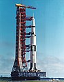 A Saturn V (Apollo 11) being Rolled out to the launch pad