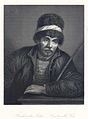 Rembrandts Vater, Stahlstich nach Gemälde des Meisters, 1849