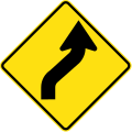 (W1-4) Double curve first to right