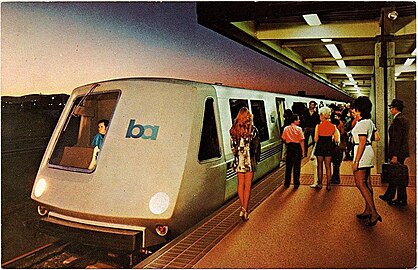 BART A-series (1968–2024): low beltline, large glass areas