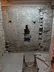 The service area or furnace room of the bath complex