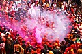 Image 18Devotees during Lathmar Holi, by Narender9 (from Wikipedia:Featured pictures/Culture, entertainment, and lifestyle/Religion and mythology)