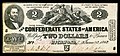 Two Confederate States dollar (T42)
