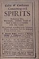 Image 28Concerning Evil Spirits (Boston, 1693) by Increase Mather (from History of Massachusetts)