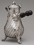 Coffeepot; 1757; silver; height: 29.5 cm; Metropolitan Museum of Art