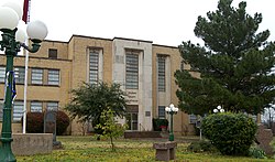 The Coleman County Courthouse in Coleman