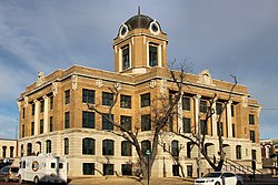 The Cooke County Courthouse in Gainesville