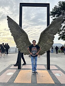 Angel Chavez on 22 September 2023 placed on Griffith Observatory, Los Angeles.