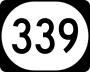 Kentucky Route 339 marker