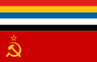 Flag of the Chinese Eastern Railway used in 1925–1932