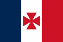 Flag of the French Protectorate of Wallis and Futuna (Uvea) (1860–1886)