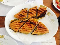 Grilled aubergine from Japanese cuisine