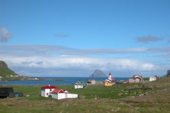 Hvalba, looking towards Lítla Dímun island