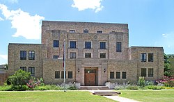 The Menard County Courthouse in Menard