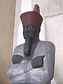 Image 30An Osiris statue of Mentuhotep II, the founder of the Middle Kingdom (from History of ancient Egypt)