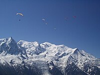 Mont Blanc vom Brévent aus gesehen