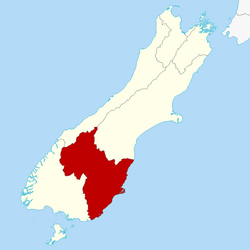 Otago within the South Island, New Zealand