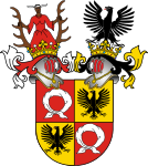 Coat of arms of Counts Gorzeński family