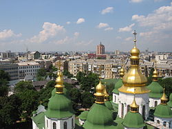 Skyline of Kyiv