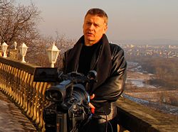 Peter Swirski interviewed for European TV, 2009.