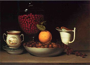 Still Life: Strawberries, Nuts &c., 1822