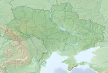 Zhovtneve is located in Ukraine