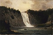 Waterfall on Mont-Morency (1864)