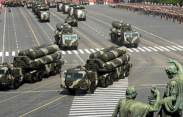 S-400 surface-to-air missile systems during the Victory parade 2010