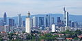 Skyline of Frankfurt with the Henninger-Turm