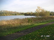 Tongwell Lake viewed in a south-easterly direction
