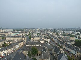 A view of Saint-Lô from the Notre-Dame church [fr]