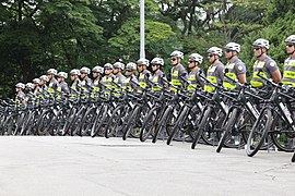 Police e-bikes in São Paulo, Brazil.