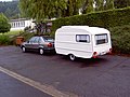 A QEK Junior Caravan trailer