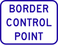 (QLD-TC2338) Border Control Point (2020-2022) (used in Queensland)