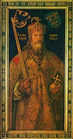 Emperor Charlemagne, by Albrecht Dürer, 1511–1513