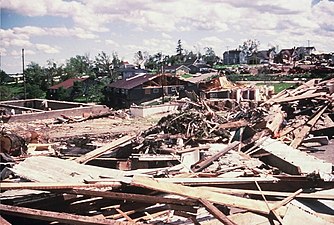 1984 tornado damage
