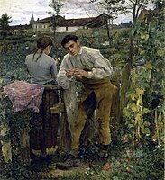L'Amour au Village, 1882, Pushkin Museum