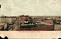 Bird's-eye view, Houston, Texas (circa 1907)