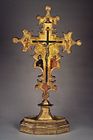 Double-Sided Processional Cross. Master of Monte del Lago, late 14th century, Brooklyn Museum