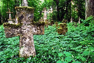 Old Greek Catholic cemetery in Stare Brusno