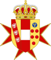Das kleine Wappen des Großherzogtums unter den Habsburgern